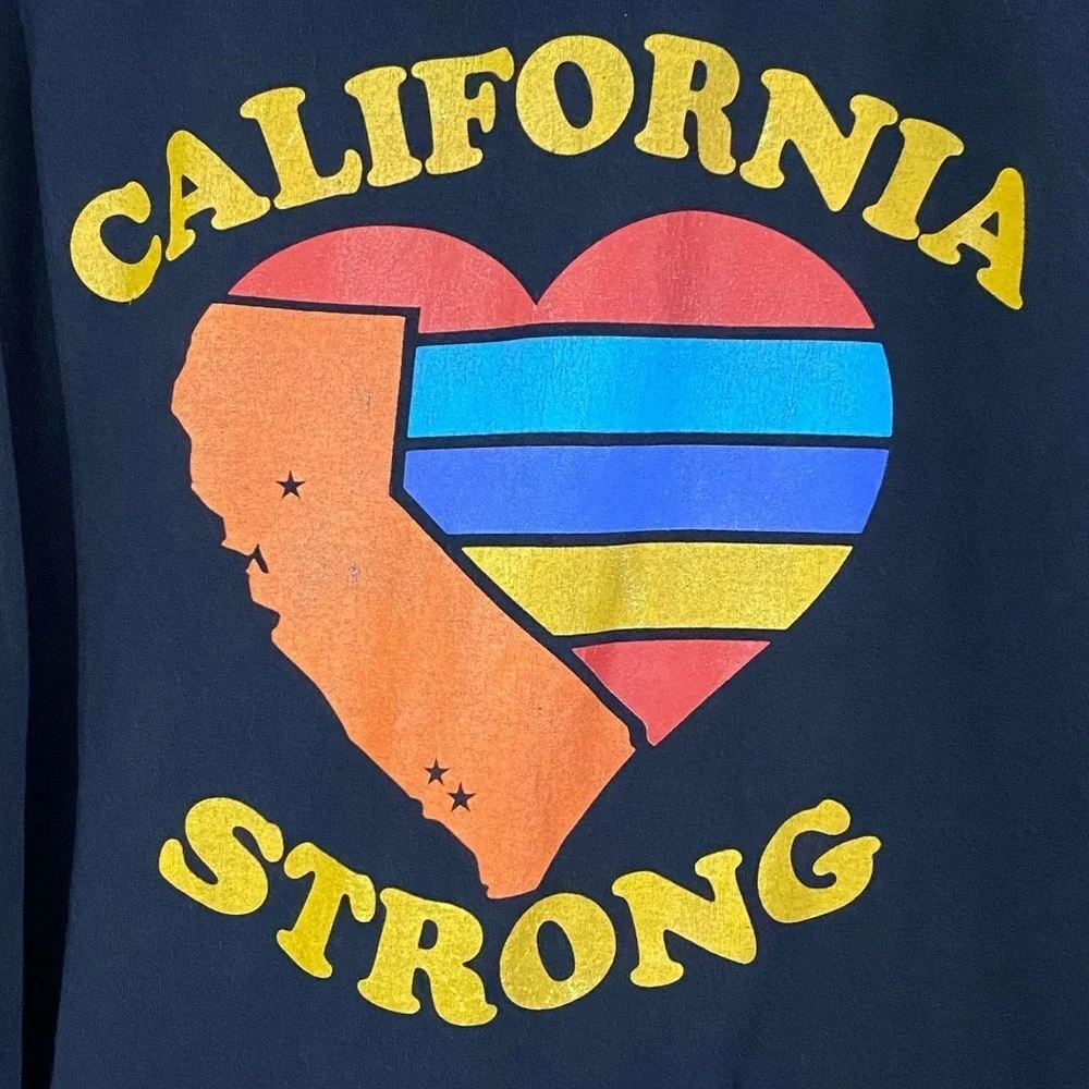 California Strong graphic long sleeve tee 2xl
